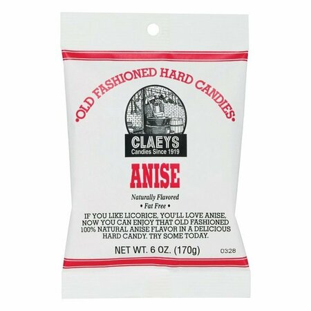 CLAEYS CANDY ANISE CANDY 6OZ 621